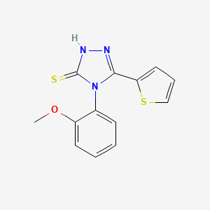4-(2-methoxyphenyl)-5-(thiophen-2-yl)-4H-1,2,4-triazole-3-thiol - 380574-16-3