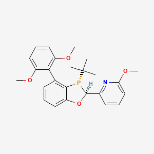 2-((2S,3S)-3-(tert-butyl)-4-(2,6-dimethoxyphenyl)-2,3-dihydrobenzo[d][1,3]oxaphosphol-2-yl)-6-methoxypyridine - 2003230-67-7