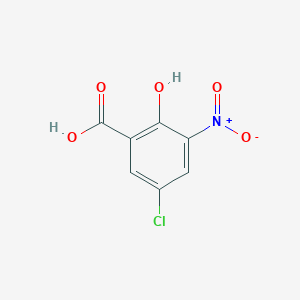 5-Chloro-2-hydroxy-3-nitrobenzoic acid - 7195-78-0