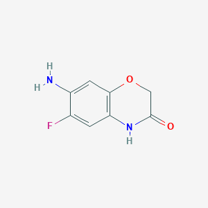 7-Amino-6-fluoro-2H-benzo[b][1,4]oxazin-3(4H)-one - 2148792-20-3