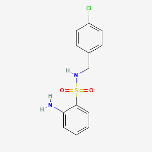 2-amino-N-(4-chlorobenzyl)benzenesulfonamide - 23822-98-2