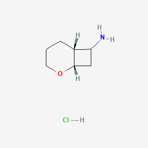 (1S,6R)-2-Oxabicyclo[4.2.0]octan-7-amine;hydrochloride - 2173992-59-9