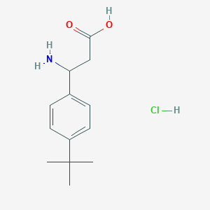 3-amino-3-(4-tert-butylphenyl)propanoic Acid Hydrochloride - 2137640-50-5