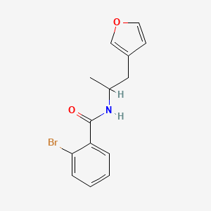2-bromo-N-[1-(furan-3-yl)propan-2-yl]benzamide - 1798673-57-0