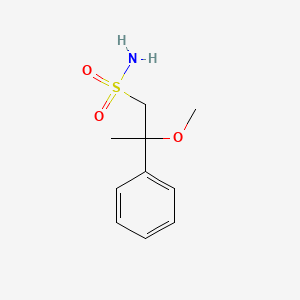 2-Methoxy-2-phenylpropane-1-sulfonamide - 1864014-85-6