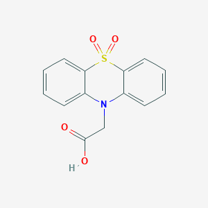 (5,5-dioxido-10H-phenothiazin-10-yl)acetic acid - 92163-98-9