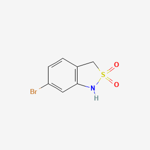 6-bromo-1,3-dihydro-2lambda6,1-benzothiazole-2,2-dione - 2167935-61-5