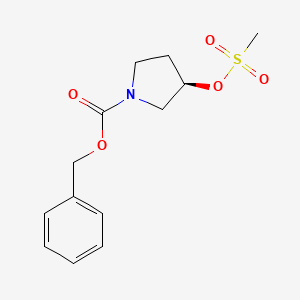 (R)-1-((Benzyloxy)carbonyl)pyrrolidin-3-yl methanesulfonate - 122536-68-9