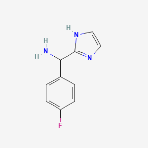 (4-fluorophenyl)(1H-imidazol-2-yl)methanamine - 1517634-93-3