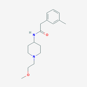 N-[1-(2-METHOXYETHYL)PIPERIDIN-4-YL]-2-(3-METHYLPHENYL)ACETAMIDE - 1421514-28-4