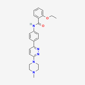 2-ethoxy-N-(4-(6-(4-methylpiperazin-1-yl)pyridazin-3-yl)phenyl)benzamide - 941983-44-4