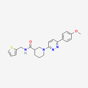 1-(6-(4-methoxyphenyl)pyridazin-3-yl)-N-(thiophen-2-ylmethyl)piperidine-3-carboxamide - 1105231-58-0