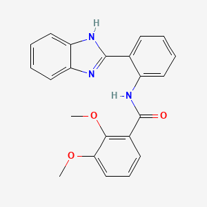 N-(2-(1H-benzo[d]imidazol-2-yl)phenyl)-2,3-dimethoxybenzamide - 896011-08-8