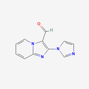 2-(1H-imidazol-1-yl)imidazo[1,2-a]pyridine-3-carbaldehyde - 1156138-97-4