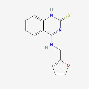 4-((furan-2-ylmethyl)amino)quinazoline-2(1H)-thione - 440334-05-4