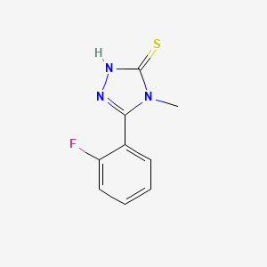 5-(2-fluorophenyl)-4-methyl-4H-1,2,4-triazole-3-thiol - 114058-90-1