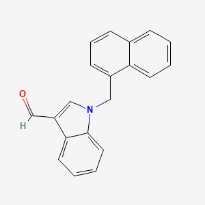 1-(naphthalen-1-ylmethyl)-1H-indole-3-carbaldehyde - 151409-77-7