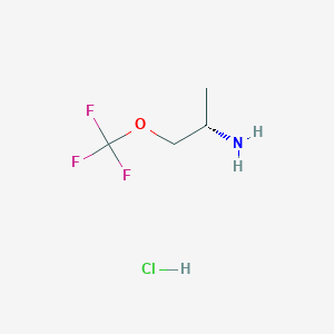(S)-1-Methyl-2-trifluoromethoxy-ethylamine hydrochloride - 2055390-08-2