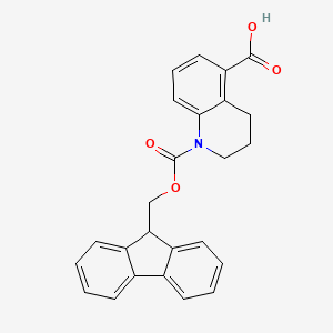 1-[(9H-Fluoren-9-ylmethoxy)carbonyl]-1,2,3,4-tetrahydroquinoline-5-carbox+ - 1339667-82-1