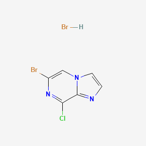 6-Bromo-8-chloroimidazo[1,2-a]pyrazine;hydrobromide - 2460756-45-8