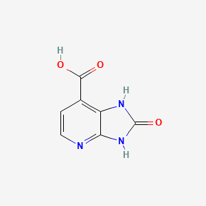 2-hydroxy-3H-imidazo[4,5-b]pyridine-7-carboxylic acid - 1565404-86-5