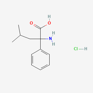 2-Amino-4-methyl-2-phenylpentanoic acid;hydrochloride - 2260936-59-0