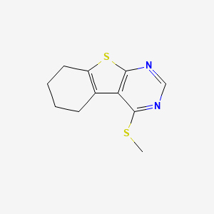 4-Methylsulfanyl-5,6,7,8-tetrahydro-[1]benzothiolo[2,3-d]pyrimidine - 40277-41-6