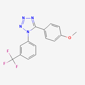 5-(4-methoxyphenyl)-1-[3-(trifluoromethyl)phenyl]-1H-1,2,3,4-tetraazole - 339108-65-5