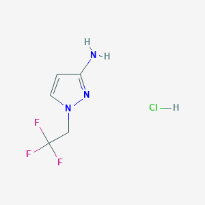 1-(2,2,2-Trifluoroethyl)-1H-pyrazol-3-amine hydrochloride - 1349718-89-3