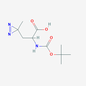 2-{[(tert-butoxy)carbonyl]amino}-3-(3-methyl-3H-diazirin-3-yl)propanoic acid - 2095409-43-9