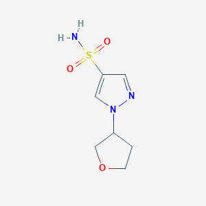 1-(oxolan-3-yl)-1H-pyrazole-4-sulfonamide - 1506056-29-6