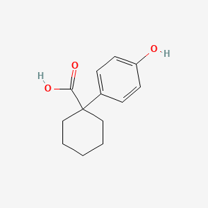 1-(4-Hydroxyphenyl)cyclohexane-1-carboxylic acid - 1358798-21-6
