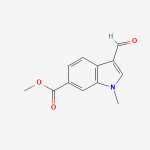 Methyl 3-formyl-1-methyl-1H-indole-6-carboxylate - 1160219-36-2