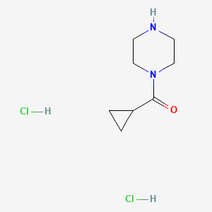 1-Cyclopropanecarbonylpiperazine dihydrochloride - 2138287-68-8