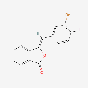 (Z)-3-(3-Bromo-4-fluorobenzylidene)isobenzofuran-1(3H)-one - 1423030-14-1