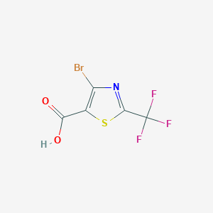 4-Bromo-2-(trifluoromethyl)thiazole-5-carboxylic acid - 1445906-51-3