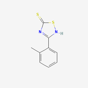 3-(o-Tolyl)-1,2,4-thiadiazole-5-thiol - 117587-95-8