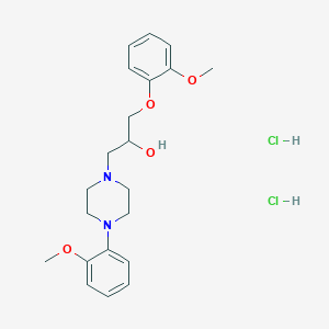 1-(2-Methoxyphenoxy)-3-(4-(2-methoxyphenyl)piperazin-1-yl)propan-2-ol dihydrochloride - 1185334-59-1
