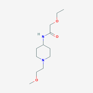2-Ethoxy-N-[1-(2-methoxyethyl)piperidin-4-YL]acetamide - 1421515-35-6