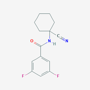 N-(1-cyanocyclohexyl)-3,5-difluorobenzamide - 1308361-40-1