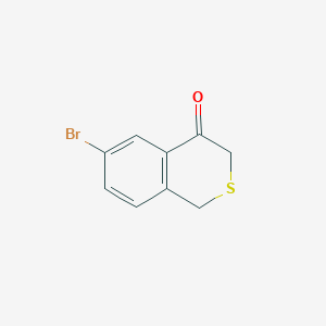 6-bromo-3,4-dihydro-1H-2-benzothiopyran-4-one - 880553-98-0