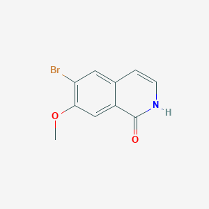 6-Bromo-7-methoxyisoquinolin-1(2H)-one - 758710-73-5