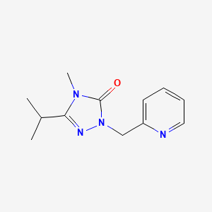 4-methyl-3-(propan-2-yl)-1-[(pyridin-2-yl)methyl]-4,5-dihydro-1H-1,2,4-triazol-5-one - 2199302-64-0
