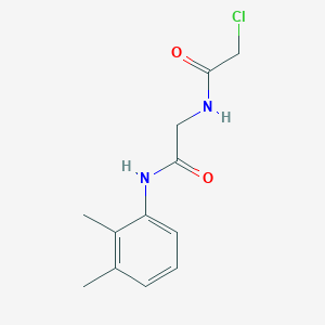 2-chloro-N-{[(2,3-dimethylphenyl)carbamoyl]methyl}acetamide - 743456-90-8