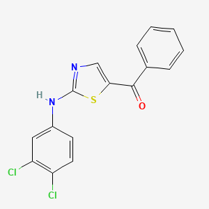 [2-(3,4-Dichloroanilino)-1,3-thiazol-5-yl](phenyl)methanone - 339023-05-1