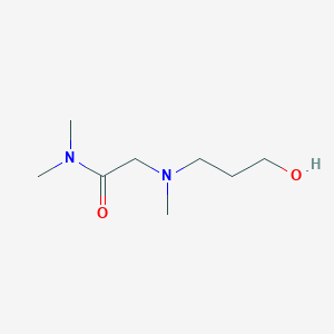 2-[(3-hydroxypropyl)(methyl)amino]-N,N-dimethylacetamide - 1697094-26-0