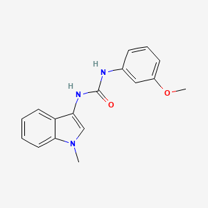 1-(3-methoxyphenyl)-3-(1-methyl-1H-indol-3-yl)urea - 899990-53-5