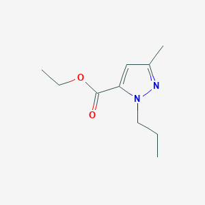 ethyl 3-methyl-1-propyl-1H-pyrazole-5-carboxylate - 39658-15-6