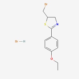 5-(Bromomethyl)-2-(4-ethoxyphenyl)-4,5-dihydro-1,3-thiazole hydrobromide - 1051941-60-6