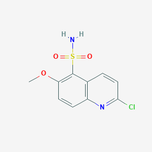 2-Chloro-6-methoxyquinoline-5-sulfonamide - 2126178-08-1